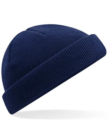 Recycled Mini Fisherman Beanie - Oxford Navy