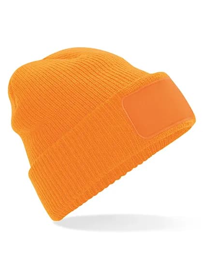 Thinsulate™ Patch Beanie - Fluorescent Orange