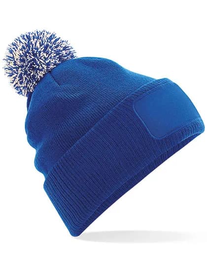 Snowstar® Patch Beanie - Bright Royal/Off White