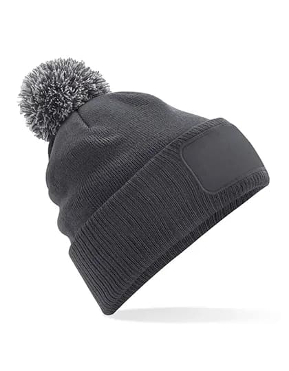 Snowstar® Patch Beanie - Graphite Grey/Light Grey