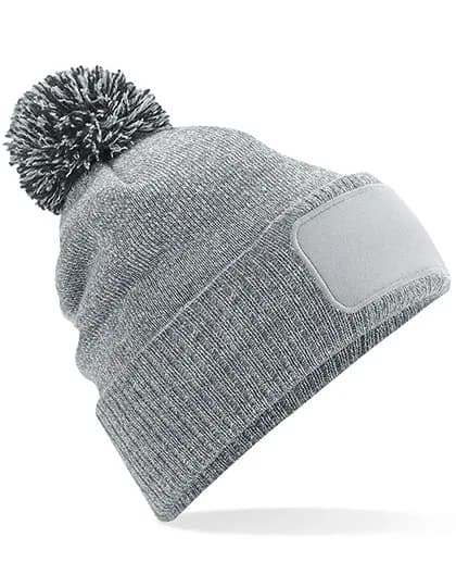 Snowstar® Patch Beanie - Heather Grey/Black
