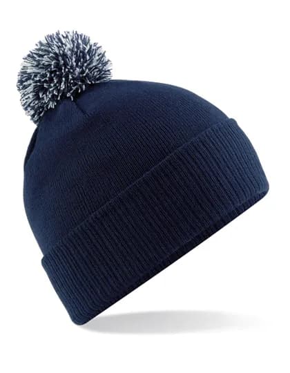 Junior Snowstar® Beanie - French Navy/Light Grey