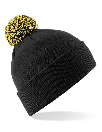 Snowstar® Beanie - Black/Yellow