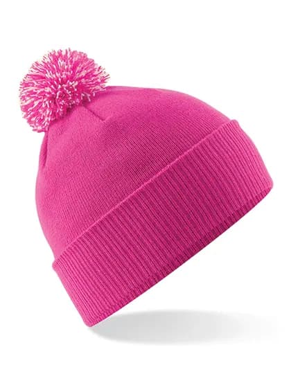 Snowstar® Beanie - Fuchsia/Off White