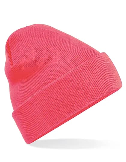 Original Cuffed Beanie - Fluorescent Pink
