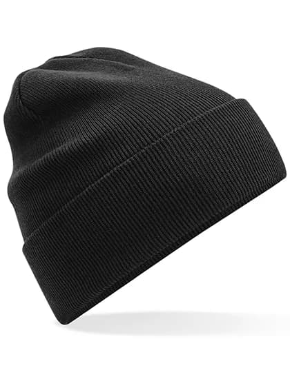 Organic Cotton Original Cuffed Beanie - Black
