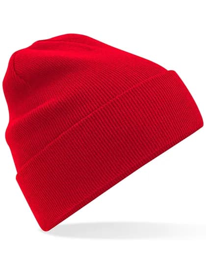 Organic Cotton Original Cuffed Beanie - Classic Red