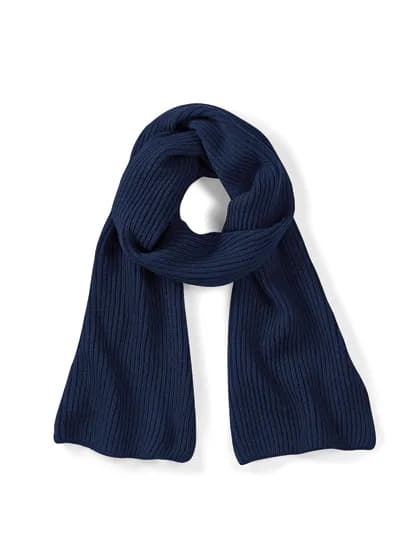 Metro Knitted Scarf - French Navy