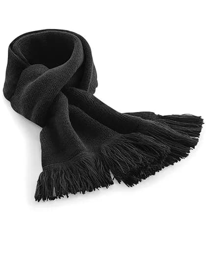 Classic Knitted Scarf - Black