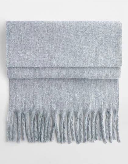 Fluffy Scarf - Heather Grey