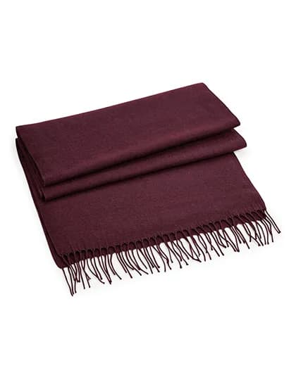 Classic Woven Scarf - Burgundy