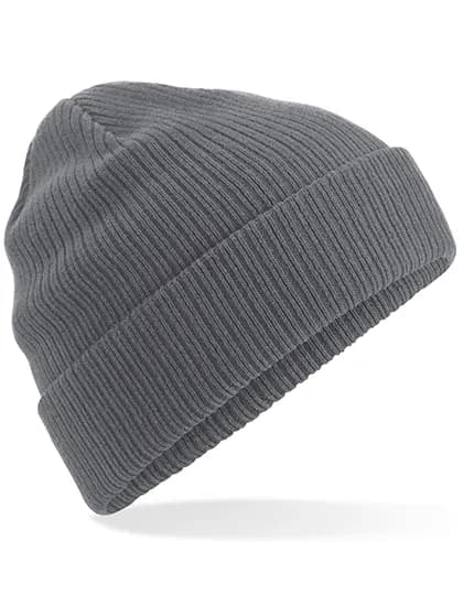 Organic Cotton Beanie - Graphite Grey