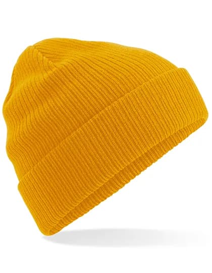 Organic Cotton Beanie - Mustard