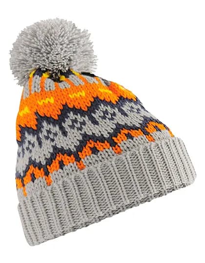 Retro Ski Beanie - Glacier Grey