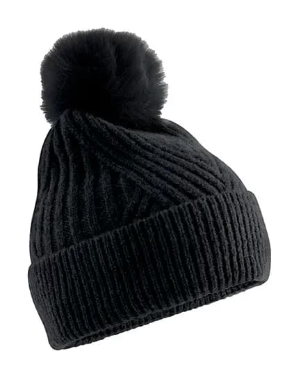 Snow Luxe Beanie - Black