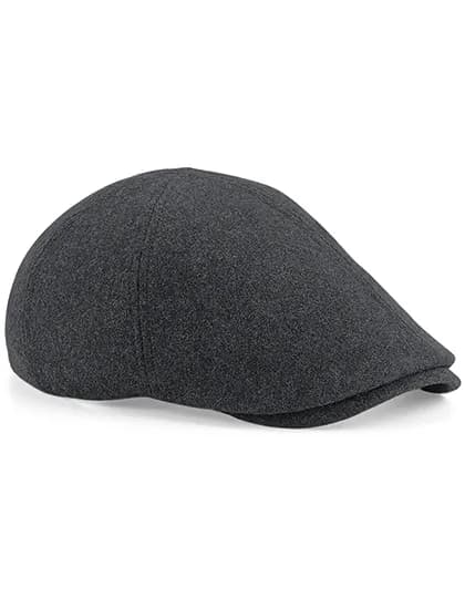 Melton Wool Ivy Cap - Charcoal Marl