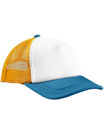Retro 5 Panel Trucker - Sunflower/Heritage Blue