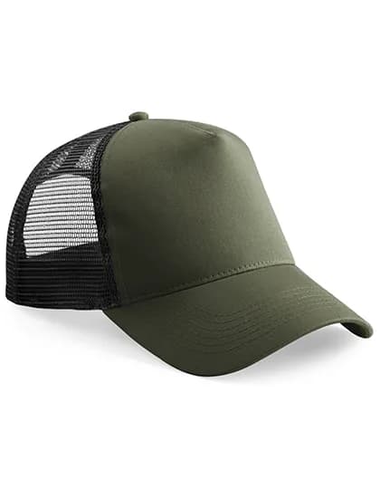 Junior Snapback Trucker - Olive Green/Black