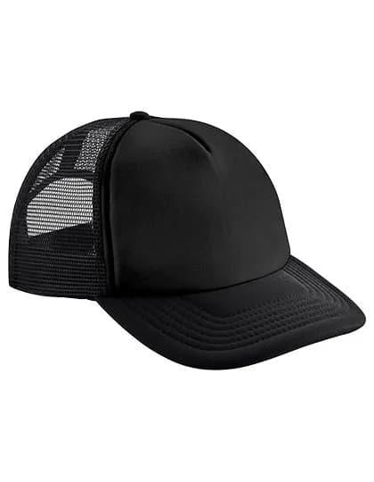Junior Vintage Snapback Trucker - Black/Black