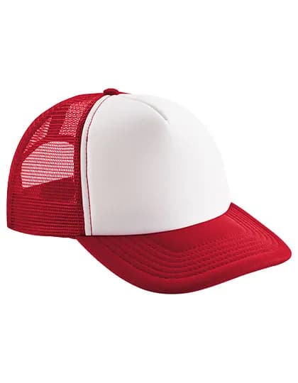 Junior Vintage Snapback Trucker - Classic Red/White