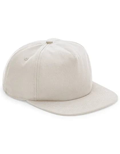 Organic Cotton Unstructured 5 Panel Cap - Sand
