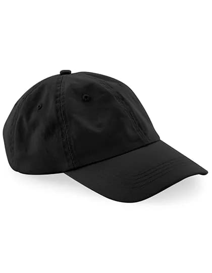 Organic Cotton 6 Panel Dad Cap - Black