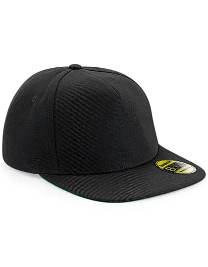 Original Flat Peak Snapback Cap - Black/Black/Black