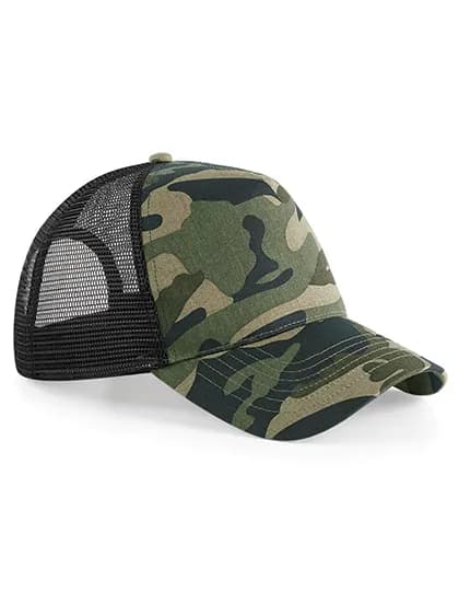 Camo Snapback Trucker - Jungle Camo/Black