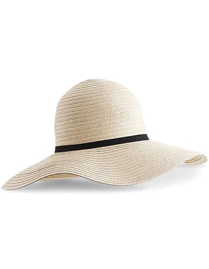 Marbella Wide-Brimmed Sun Hat - Natural
