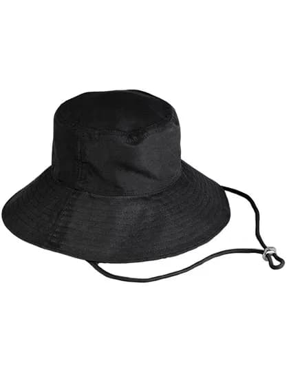 Wide Brim Sun Hat - Black