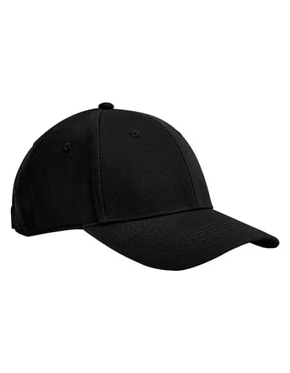 EarthAware® Junior Classic Organic Cotton 6 Panel Cap - Black