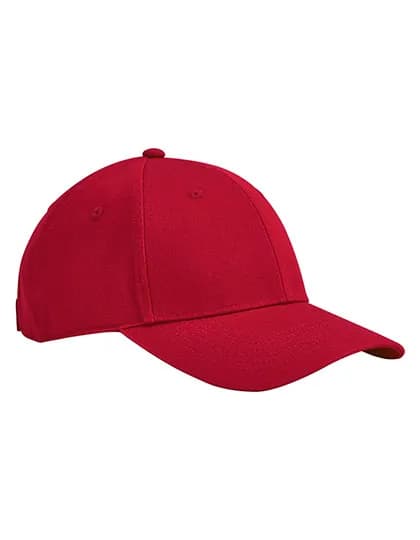 EarthAware® Junior Classic Organic Cotton 6 Panel Cap - Classic Red