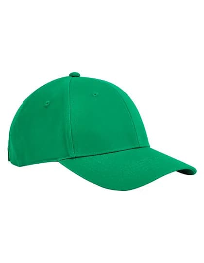 EarthAware® Junior Classic Organic Cotton 6 Panel Cap - Kelly Green