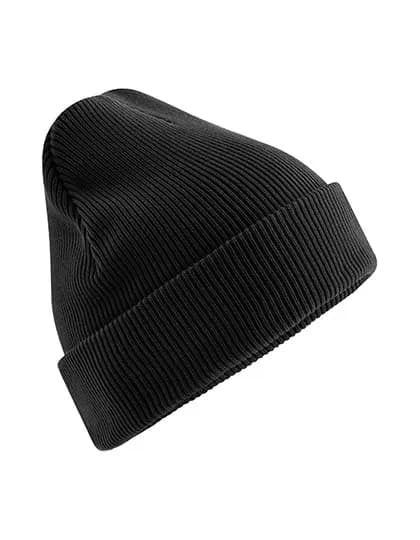 Organic Cotton Original Cuffed Beanie - Black