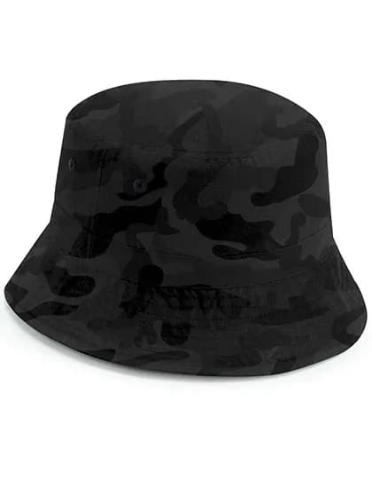 Recycled Polyester Bucket Hat - Midnight Camo