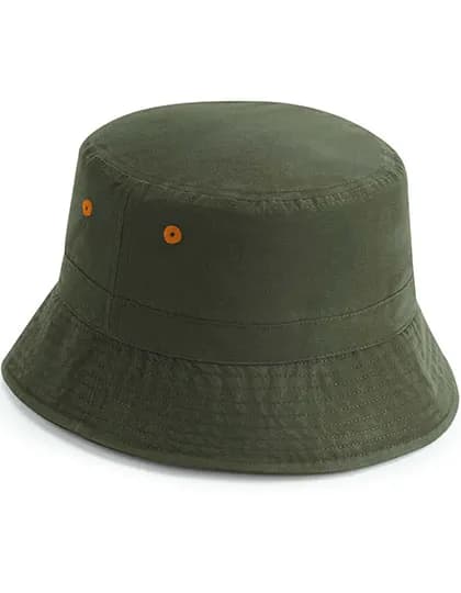 Recycled Polyester Bucket Hat - Olive Green