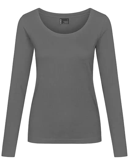 Women´s T-Shirt Long Sleeve - Steel Grey