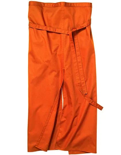 Slit Apron Milano 100 x 100 cm - Pumpkin