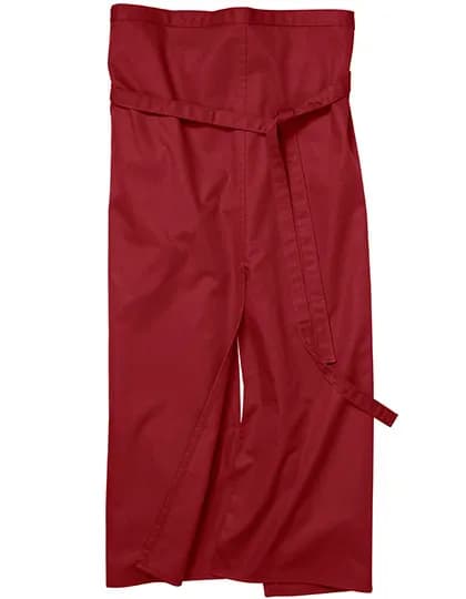 Slit Apron Milano 100 x 100 cm - Regency Red