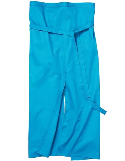 Slit Apron Milano 100 x 100 cm - Turquoise