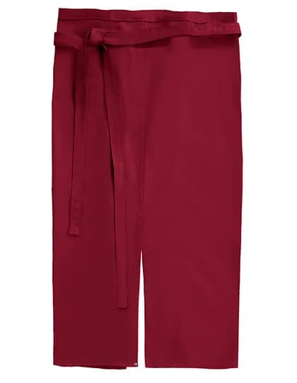 Slit Apron Milano 80 x 100 cm - Cherry