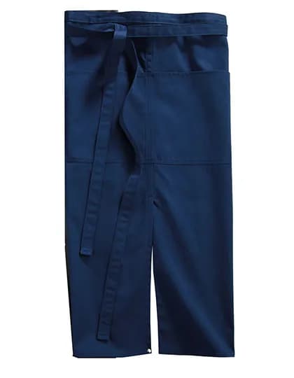 Slit Apron Milano 80 x 100 cm - Navy