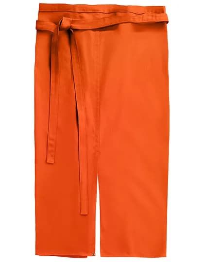 Slit Apron Milano 80 x 100 cm - Pumpkin
