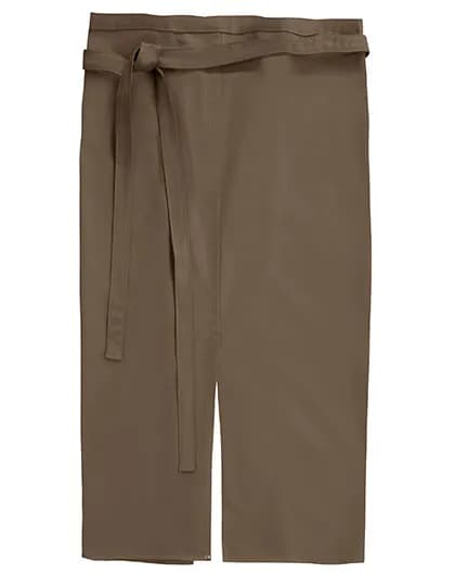 Slit Apron Milano 80 x 100 cm - Taupe