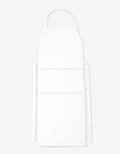 Bib Apron Verona Bag 110 x 75 cm - White
