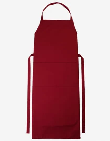 Bib Apron Verona Classic Bag 90 x 75 cm - Cherry