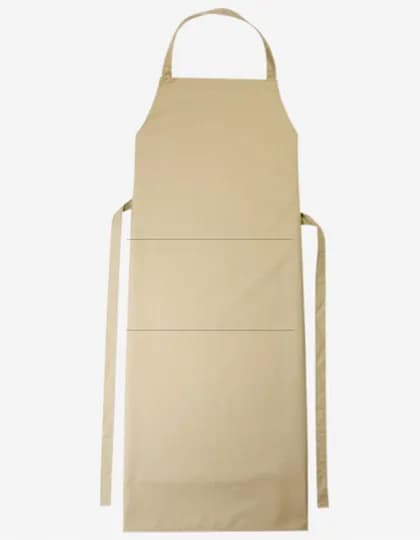Bib Apron Verona Classic Bag 90 x 75 cm - Khaki