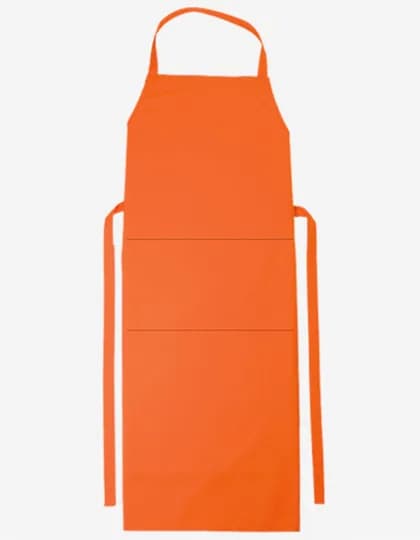 Bib Apron Verona Classic Bag 90 x 75 cm - Pumpkin