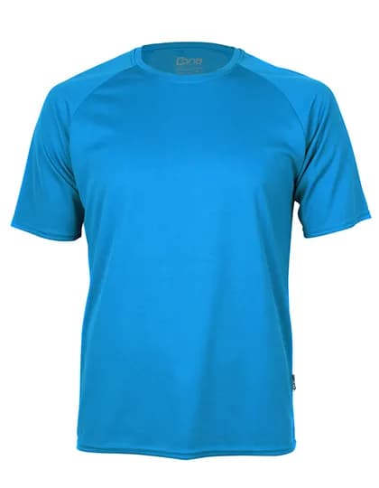 Rainbow Tech Tee - Azure Blue
