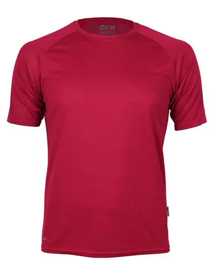 Rainbow Tech Tee - Bordeaux Red